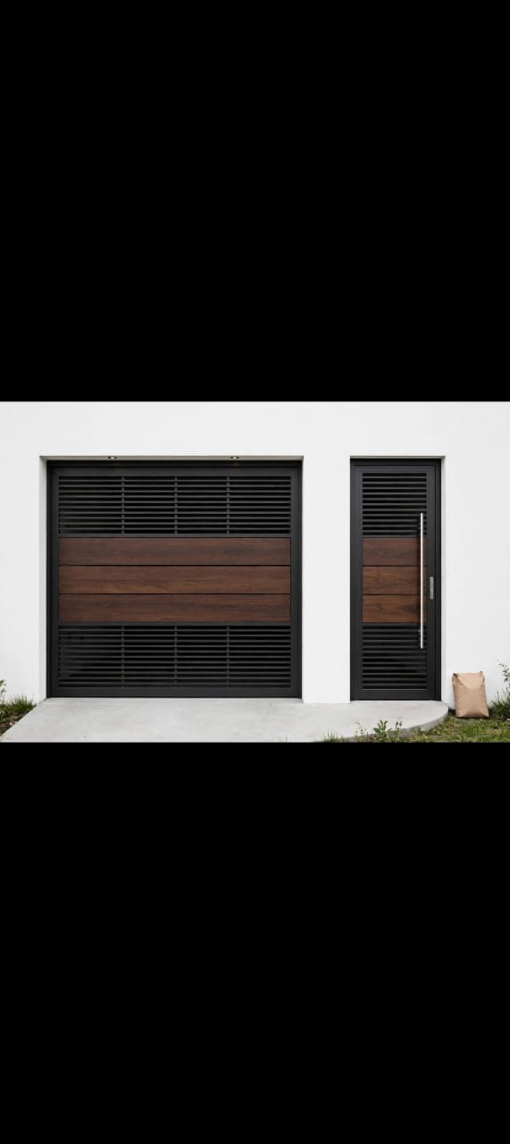 Portón automático fabricado por PAM